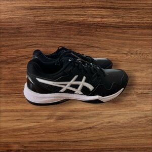 ASICS Women’s Gel Dedicate 7 -  Black and White Athletic Shoes
